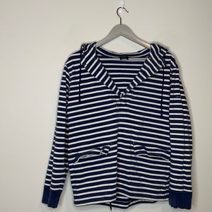J. Crew Saint James Blue&White Sweater Vintage